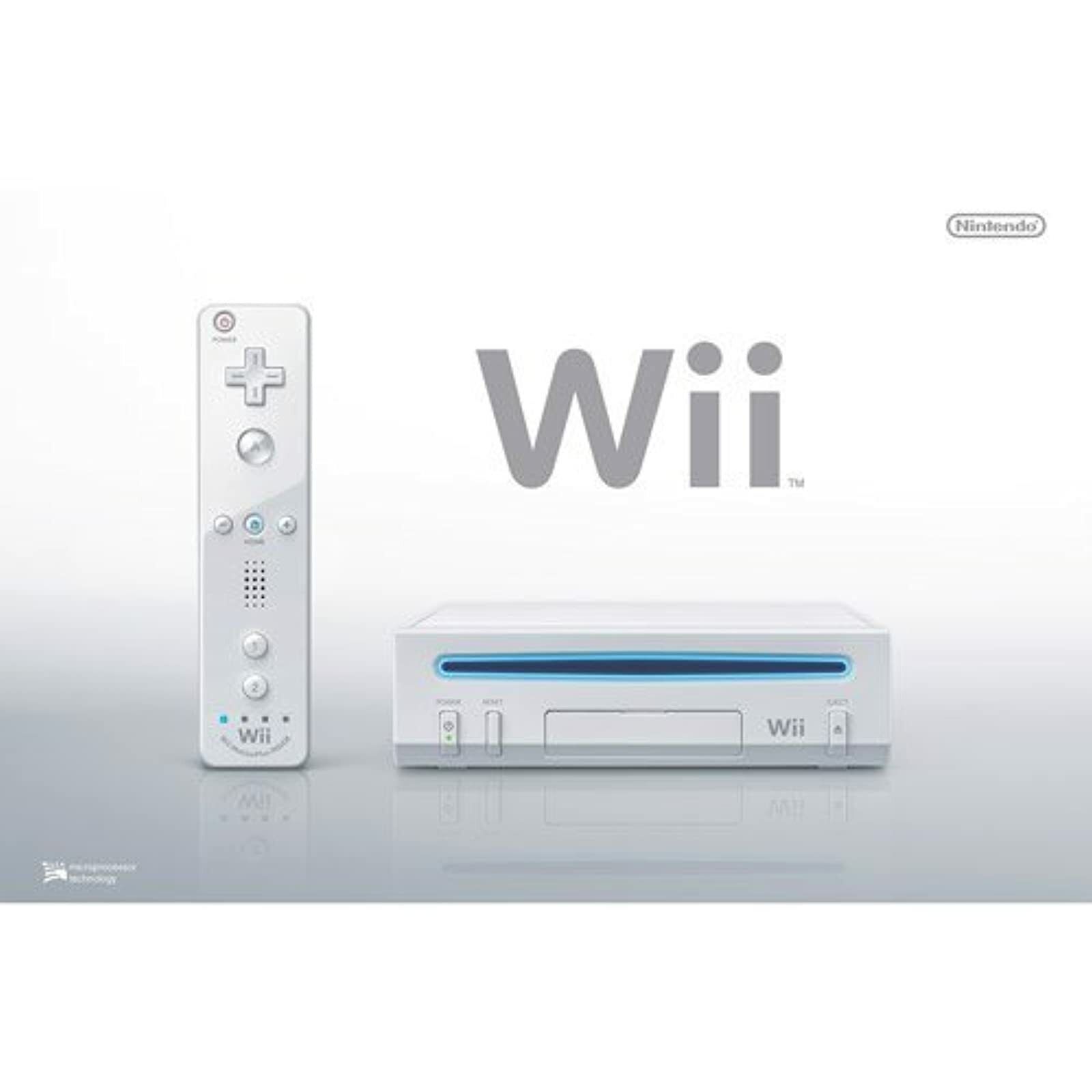 Nintendo Switch Nintendo Wii RVL-S-WAAG Nintendo Wii RVK S BAAG USZ Limited Edition Console - Blue